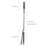 JiaNisAdrA Short Horsewhip Metal Accessory Silicone Whip 19.7 inchesWhip Horse Riding Crop, Role-Playing Props view 2