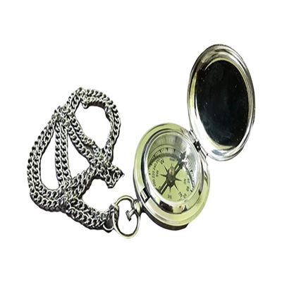 Compass Handmade Silver Compass Push Button Compass Brass Pocket Compass Classic Size Compass Navigational Vintage Nautical Compass