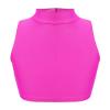 Aislor Big Girls Kids Mock Neck Criss-Cross Back Crop Tops Bra Athletic Dance Sports Activewear Hot Pink 12 Years view 1