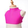 Aislor Big Girls Kids Mock Neck Criss-Cross Back Crop Tops Bra Athletic Dance Sports Activewear Hot Pink 12 Years view 4