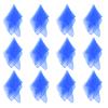 Andux 12PCS Dance Scarves,Colorfast Dance handkerchief for Kids,Kindergarten Juggling Scarves Music Scarf 24 inches WDSJ-02(Dark Blue) view 2