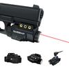 GAZESHOT Mini 700 Lumen Pistol Light Laser Combo Weapon Light Tactical Flashlights, Magnetic USB Rechargeable with Red Beam Sight and Strobe Mode for GL and Picatinny Rail