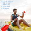 Trader 2 Pack Boat Canoe Paddles Telescoping Collapsible Oar Aluminum 21.3-41.7 in Kayak Paddles Adjustable Length for Kayak Inflatable Dinghy Water Sport Boat Accessories(Red) view 4