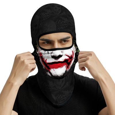 Skull Face Mask, Balaclava, Neck Gaiter, UV Sun Protection,Motorcycle Ski Scarf Fishing for Men (J)