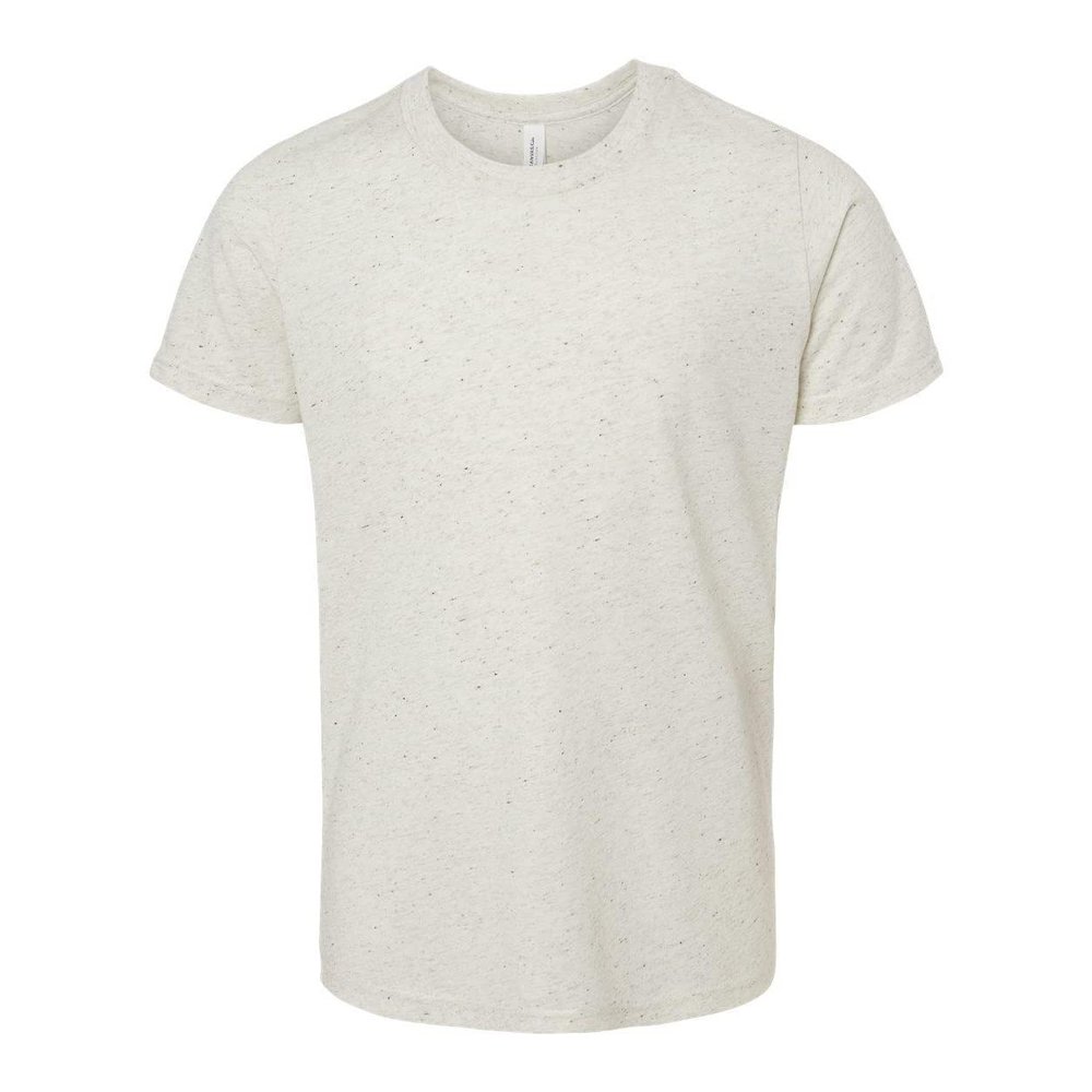 Bella Canvas Youth Short Sleeve Triblend Tee, L, Oatmeal Triblend
