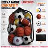 Labreccos Heavy Duty Mesh Ball Bag 30x40 Sports Equipment Organizer view 2