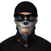Skull Face Mask, Balaclava, Neck Gaiter, UV Sun Protection,Motorcycle Ski Scarf Fishing for Men (GR) view 3