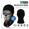 Skull Face Mask, Balaclava, Neck Gaiter, UV Sun Protection,Motorcycle Ski Scarf Fishing for Men (GR) view 4
