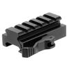 LONSEL Picatinny Riser Mount, Low Profile Rail Riser Mounts Adaptor with QD Lever Lock Quick Release & 5 Slots Picatinny Rails for Scope Rings Optics Sights, 1/2" H x 2.5''L (1 Pack) view 1