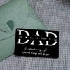 KEMEILA Engraved Wallet Insert Card, Custom Metal Name Card for Dad, Anniversary Wallet Card for Man, Christmas Birthday Gift for Him, Fathers Day Gift for Father view 2