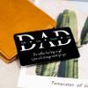 KEMEILA Engraved Wallet Insert Card, Custom Metal Name Card for Dad, Anniversary Wallet Card for Man, Christmas Birthday Gift for Him, Fathers Day Gift for Father view 3