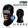 Skull Face Mask, Balaclava, Neck Gaiter, UV Sun Protection,Motorcycle Ski Scarf Fishing for Men (G S) view 4