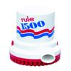 Rule 02, Bilge Pump, 1500 GPH, Non-Automatic, 12 Volt & 35A -A-Matic Bilge Pump Float Switch, Mercury Free, White view 2