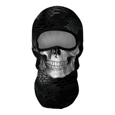 Skull Face Mask, Balaclava, Neck Gaiter, UV Sun Protection,Motorcycle Ski Scarf Fishing for Men (TW)