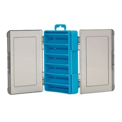 Storage Boxes and Trays Fishing Gear Storage Box Doublex Sided Fishing Tackle Box Double-Decker Sub-Bait Box 12/14 Compartments Bait Lure Storage Box with Removable Divider (Color : D, Size : L)