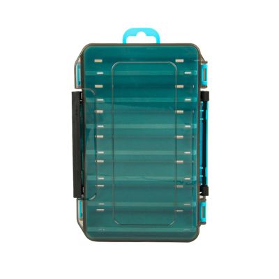 Storage Boxes and Trays Fishing Lure Box Squid Jig Lure Case Wood Shrimp Fishing Tackle Box Container Organizer Storage for Sea Fishing with Removable Divider (Color : B)