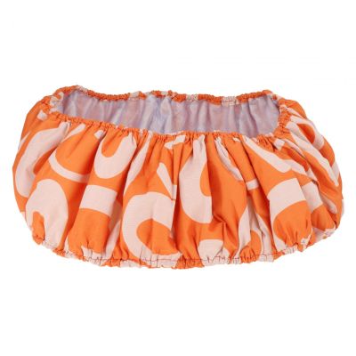 Fancyes Trampoline Safety Pad Mat Spring Cover Replacement Kid Small Home Gym Edge Guard Oxford Cloth Easy to Install Waterproof Trampoline Cover, Orange, 36inch 6 Holes