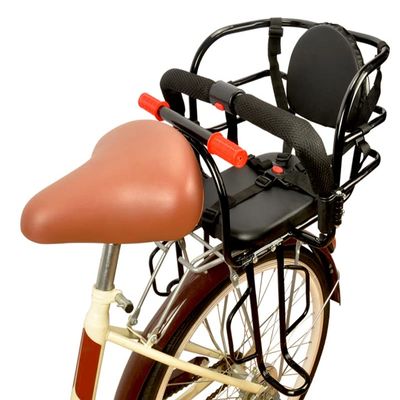 UOIWYAW Kids Rear Bike Seat, Rear Mount Child Bike Seat for 18 Months to 7 Years Old, Safety Bicycle Carrier for Adult Mountain Bike & Electric Bikes (Black)