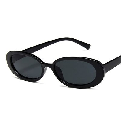 Retro Sunglasses Oval Sunglasses Women Retro Vintage Ladies Cat Eye Glasses UV