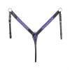 King Series Pony Suede Breastcollar Black