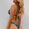 Adugen Origei Camouflage Women's Bikini Swimming Costume Triangle Bathing Swimsuit Beach Party S view 3