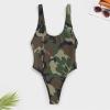 Adugen Origei Camouflage Women's Bikini Swimwear Triangle Bathing Swimsuit Beach Party S view 2