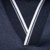 JMKEY Men's Solid Color V-Neck Poloshirt Overalls Short-Sleeved top Slim fit Solid Color Sports Basics Casual Business Shirt view 3
