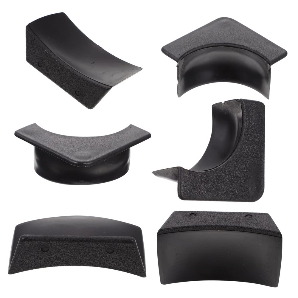 2sets Pool Table Pocket Liners and Corner Mats Lightweight Easy to Install Billiard Table Edges Protector for Boys and Girls Black