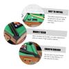 2sets Pool Table Pocket Liners and Corner Mats Lightweight Easy to Install Billiard Table Edges Protector for Boys and Girls Black view 2