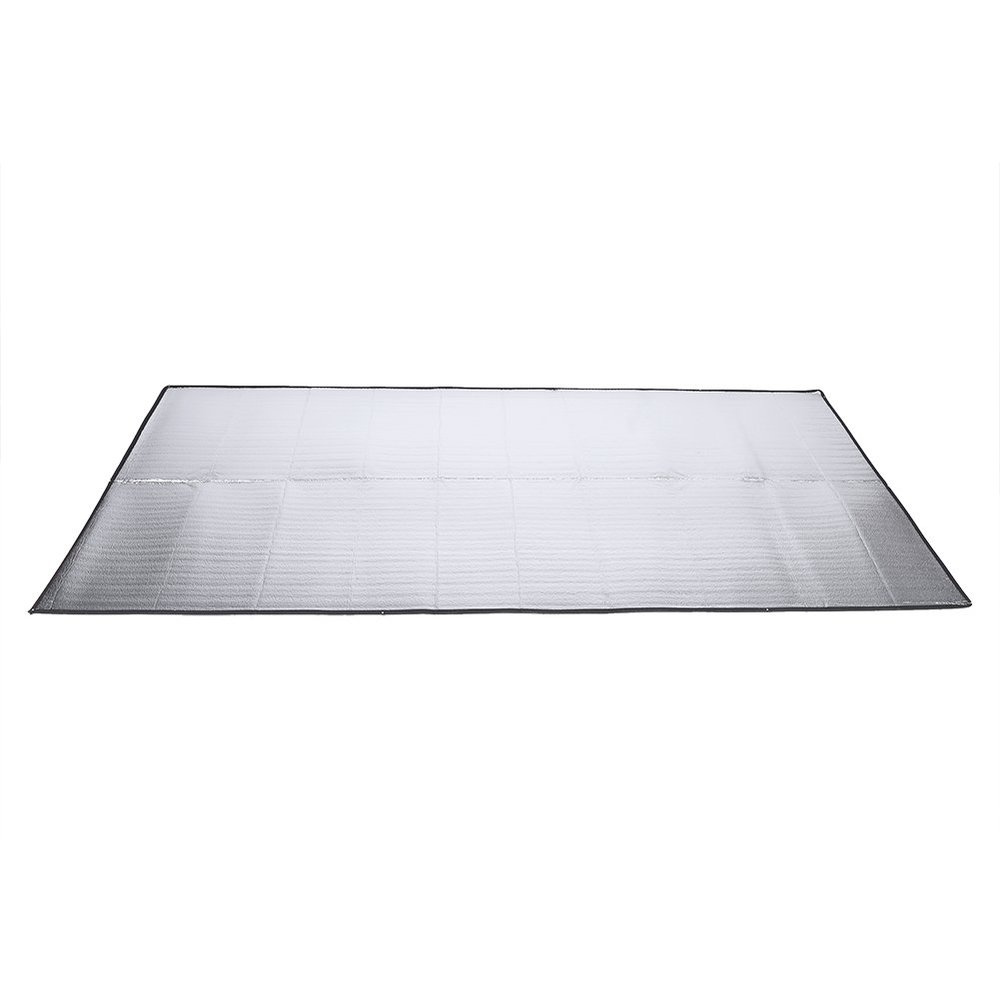 Aluminum Foil Camping Pad,Outdoor Foldable Sleeping, Mattress Proof Aluminum foil Picnic Camping mat Foil EVA Mat (2 x 2m) (1 * 2M)