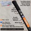 Stinky Lockers Personalized Hockey Stick Stickers-6 Pack | Ice Hockey Stick Decals | Laminated Label | Big League Stick Decals That Last and Won't Come Off view 3