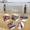 BasicGear Professional Seine Net 4' x 10' | Ultra Strong | Maximizes Catch | Ideal for Both Commercial and Recreational Fishing | Multiple view 2