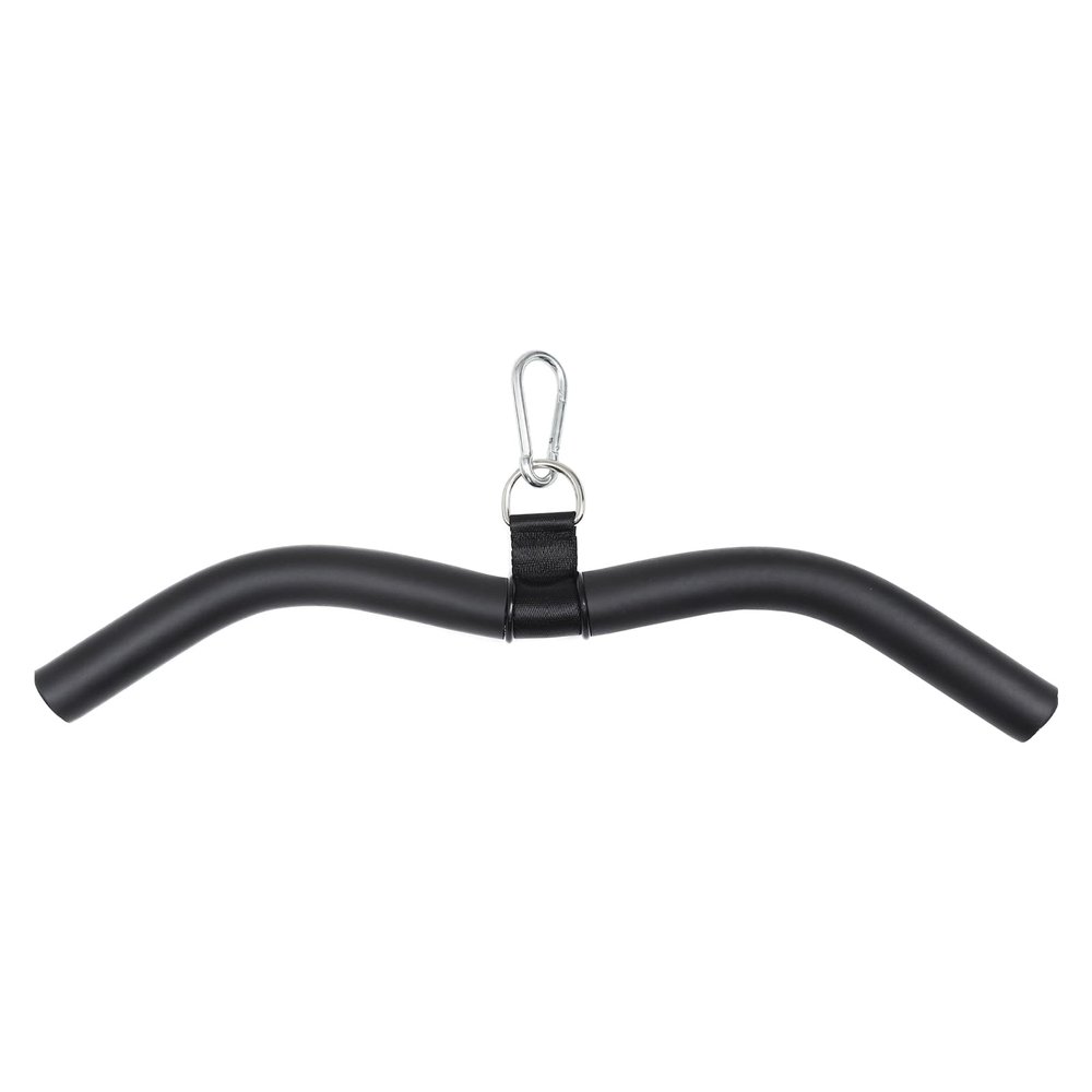 BESPORTBLE Steel Bow Pull Rod Cable Bar for Home Gym Strength Training Exercise Machine Attachment for Biceps Triceps Back and Shoulders Workout
