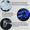 Drasry Saltwater Fishing Cast Net 3/8 and 1/4 Mesh with Heavy Duty Gray Sinker American Monofilament Fish Throw Net for Bait Trap 3FT 4FT 5FT 6FT 7FT 8FT 9FT Radius 1/4, 4FT Radius /120cm view 4