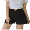 CRTGW Shorts for Women Solid -Cut Waist Wide Leg Shorts (Size : Small) view 1