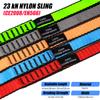 CAPARK 18MM Nylon Climbing Slings Runners 23 kN Strong Webbing Straps for Rock Climbing, Rappelling, Swing, Yoga Hammock etc (2PCS Blue, 24inch/60cm) view 2