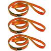 CAPARK 18MM Nylon Climbing Slings Runners 23 kN Strong Webbing Straps for Rock Climbing, Rappelling, Swing, Yoga Hammock etc (3PCS Orange, 48inch/120cm) view 1