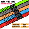 CAPARK 18MM Nylon Climbing Slings Runners 23 kN Strong Webbing Straps for Rock Climbing, Rappelling, Swing, Yoga Hammock etc (3PCS Orange, 48inch/120cm) view 2
