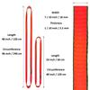 CAPARK 18MM Nylon Climbing Slings Runners 23 kN Strong Webbing Straps for Rock Climbing, Rappelling, Swing, Yoga Hammock etc (1PC Red, 48inch/120cm) view 3