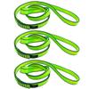 CAPARK 18MM Nylon Climbing Slings Runners 23 kN Strong Webbing Straps for Rock Climbing, Rappelling, Swing, Yoga Hammock etc (3PCS Green, 24inch/60cm)