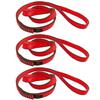 CAPARK 18MM Nylon Climbing Slings Runners 23 kN Strong Webbing Straps for Rock Climbing, Rappelling, Swing, Yoga Hammock etc (3PCS Red, 48inch/120cm) view 1