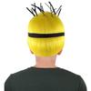 HPO Adult Unisex Animated Movie Little Yellow Men Wig, Flame-retardant Synthetic Fiber, Best for Halloween view 4