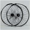 ZECHAO Mountain Bike Wheelset Front Rear Mountain Cycling Wheels Double Wall Aluminum Alloy Disc/V-Brake 32 Hole Rim 7/8/9/10 Cassette Wheels Wheelset (Color : Black, Size : 27.5inch) view 1