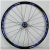 ZECHAO 700C Road Bike Wheelset,Bike Rear Front Wheel Double-Walled Alloy Rim 30mm Sealed Bearing Disc/V-Brake 8-11 Speed QR Wheelset (Color : Blue 1) view 2