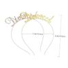 2pcs Divorce Headband Metal Headbands for Women Glitter Headband Ladies Favors Divorce Photo Booth Props Divorced Hair Hoop Letters Hair Band Alloy Hair Band Hat view 3