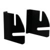 Skateboard Rack Wall Mount Double Layer Skateboard Display Rack Wall Mount Skateboard Shelf Skateboard Storage Rack Skateboard Deck Display Rack Skateboard Holder Wall (Black 1 Pair) view 3