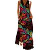 FUMOOD Sleeveless Positioning Print Pocket Dress Maxi Dresses for Women 2023 view 1