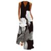 FUMOOD Sleeveless Positioning Print Pocket Dress Maxi Dresses for Women 2023 view 4