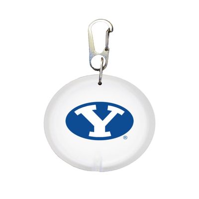 Fan-A-Peel BYU Personal Illumination Device - Wearable High-Visibility LED Motion Sensor Light with Carabiner, Round - Officially Licensed