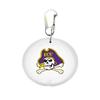 Fan-A-Peel East Carolina Personal Illumination Device - Wearable High-Visibility LED Motion Sensor Light with Carabiner, Round - Officially Licensed view 1